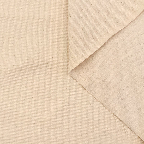 NON-BLEACHED AND NATURAL HEAVY WT COTTON TWILL (GREIGE)