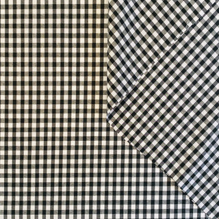 SMALL GINGHAM CHECK (3/8" X 5/16") COTTON MUSLIN