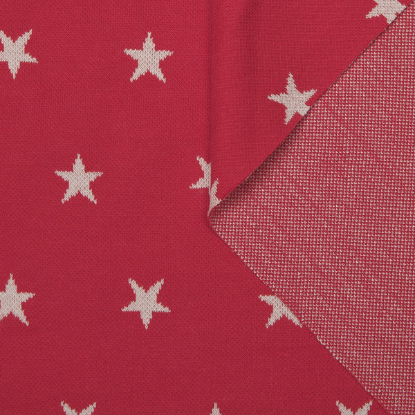 STAR MOTIVE JACQUARD KNIT PONTE