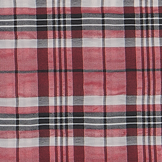 Buy red-multi YARN DYE PLAID RIFFLE