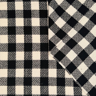 Buy cream-black-multi CHECK PLAID WOOL BLEND TWEED