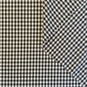 SMALL GINGHAM CHECK (3/8" X 5/16") COTTON MUSLIN