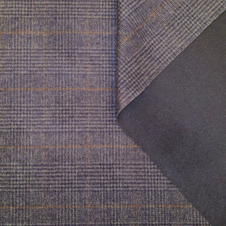 Buy navy-multi GLEN CHECK DOUBLE FACE WOOL BLEND