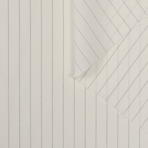 PIN STRIPE RAYON POLY FAILLE