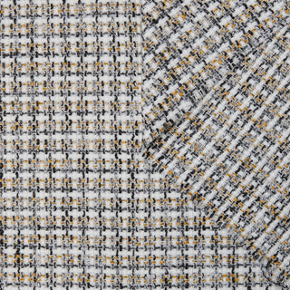 Buy yellow-multi MULTI COLOR CHECK JACQUARD TWEED