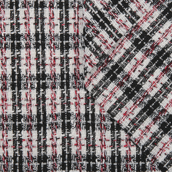 MULTI COLOR PLAID TWEED