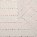 GOLD LUREX STRIPE ON NATURAL TWEED