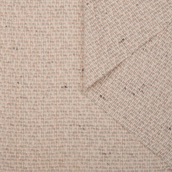 TRI-COLOR WOOL BLENDED TWEED