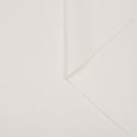 WHITE TINY WAVY TEXTURED POLY OTTOMAN