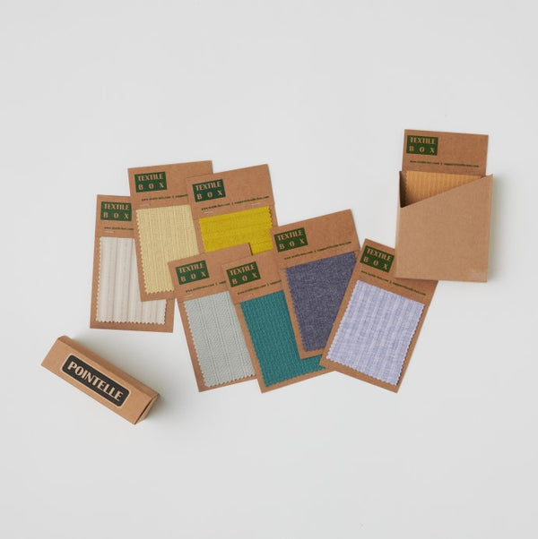 ECO-FRIENDLY + UPCYCLED TEXTILE-BOX FABRIC COLLECTIONS - ALL ITEMS